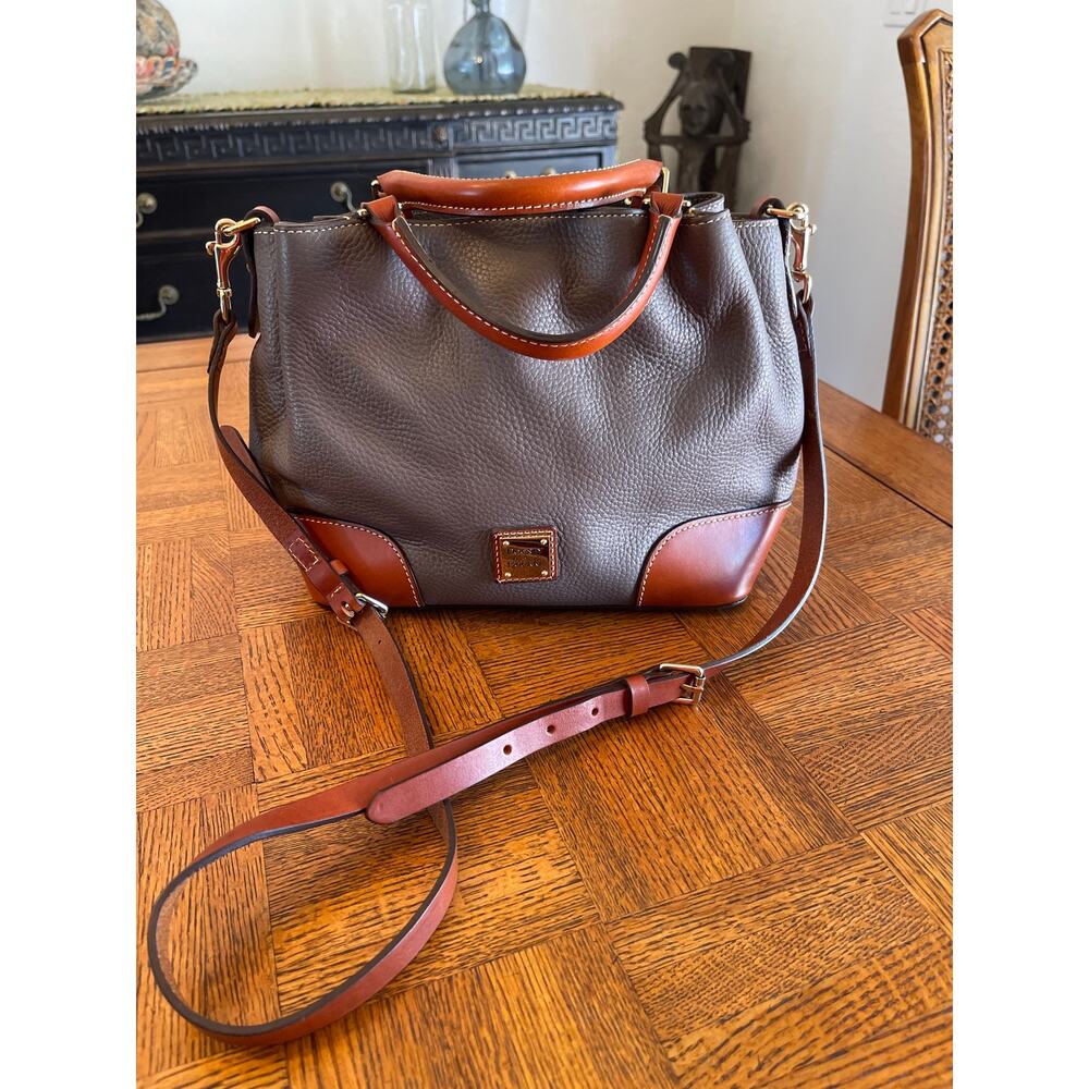 DOONEY & BOURKE PEBBLED GRAIN BRENNA BAG